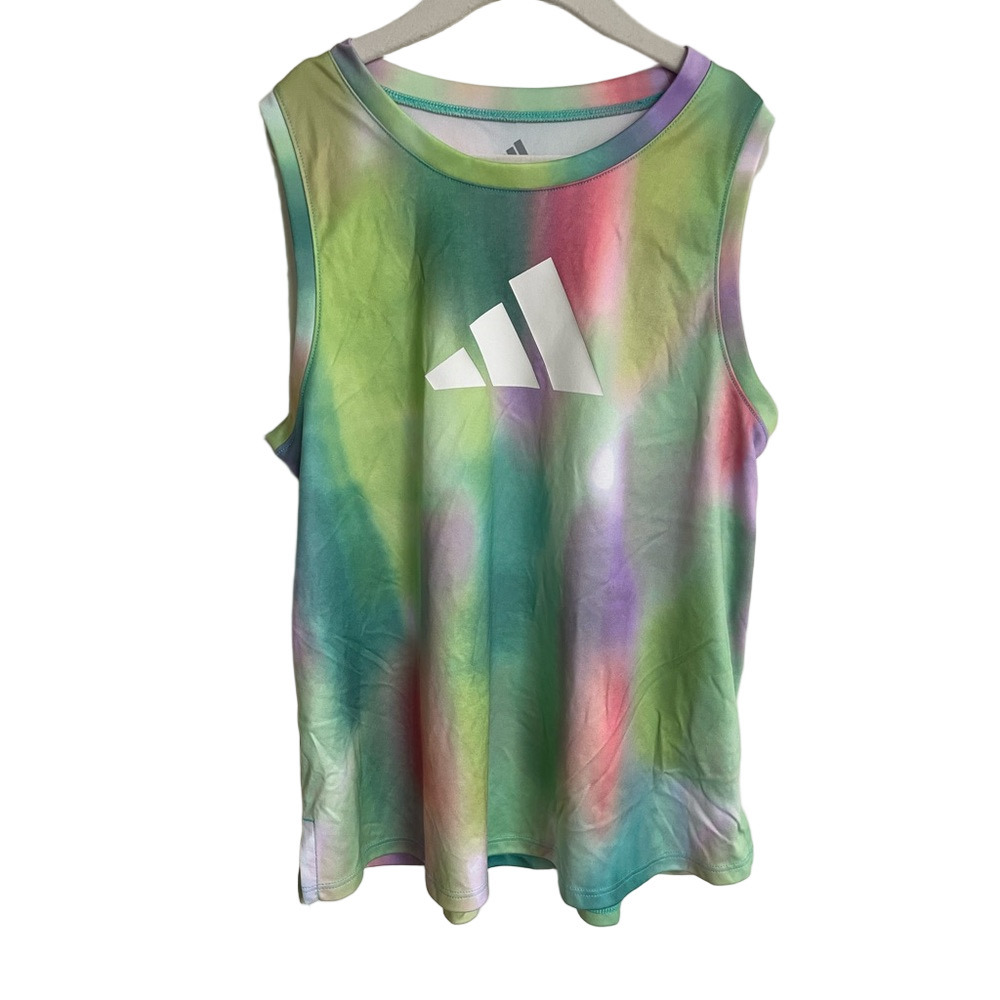 adidas Kids Colorful Tie-Dye Tank Top